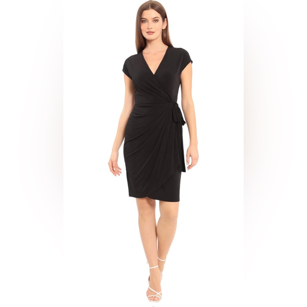 🖤 NWT! Maggy London Knit Wrap Dress